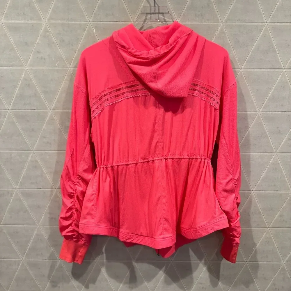 Free People Movement Run Wild Jacket Pink Size S